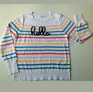 Time and Tru Hello Sweater Semi Fitted Wal-Mart Ti